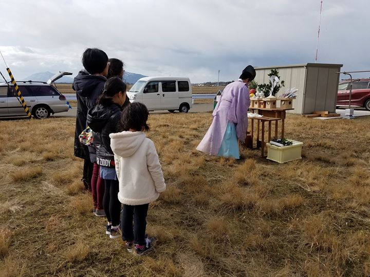 先日、この時期に珍しく…