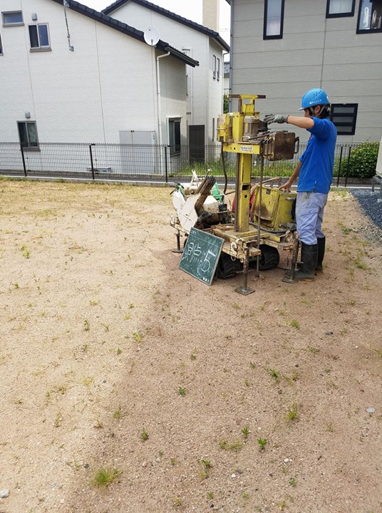 西区浦山　O様邸地盤調査